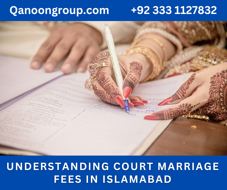 Court Marriage Fees Islamabad