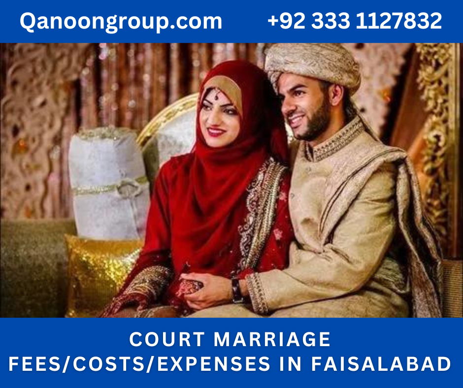 Court Marriage Fee Faisalabad
