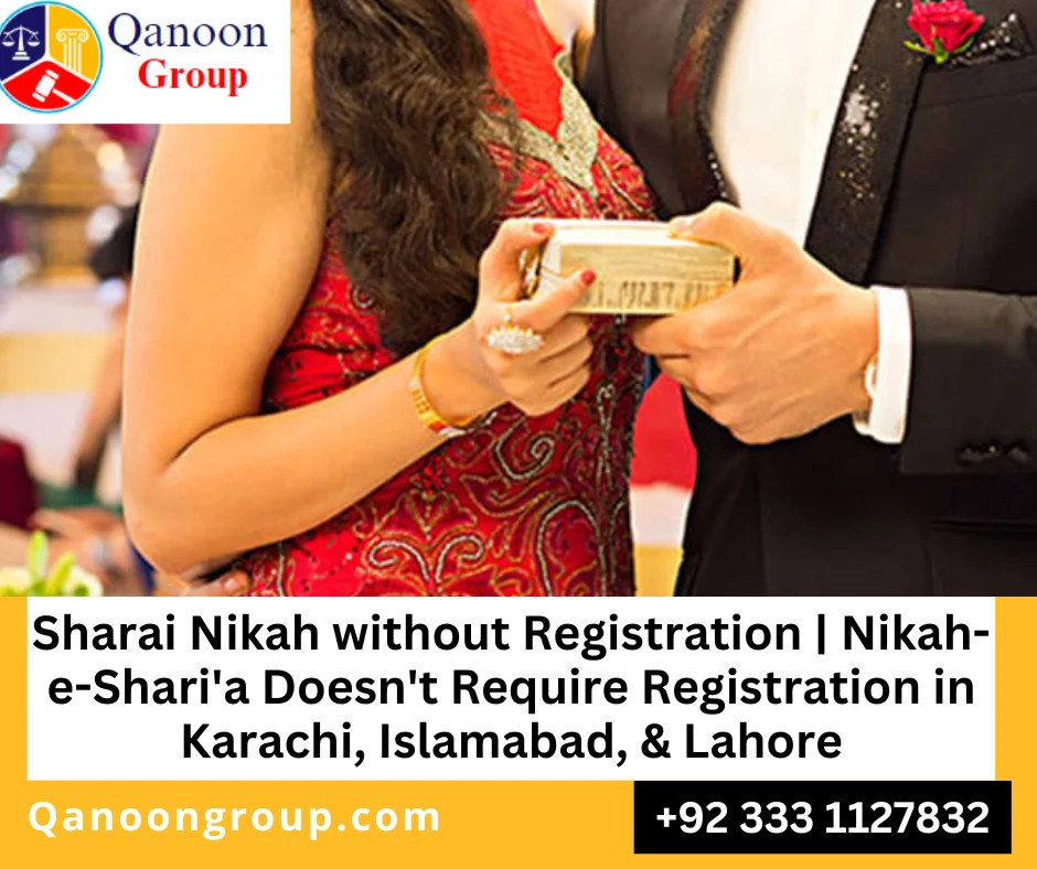 Islamic wedding in Islamabad without court registration