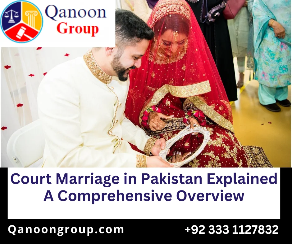 Legal documentation process for court marriage with witnesses present