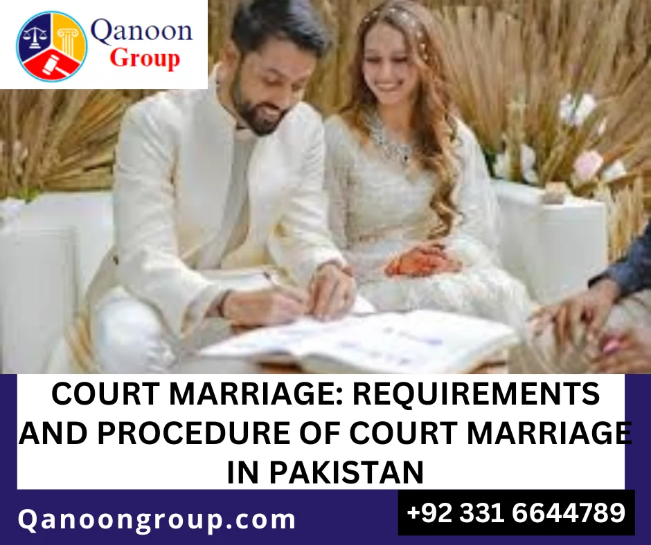 Requirements for Court Marriage