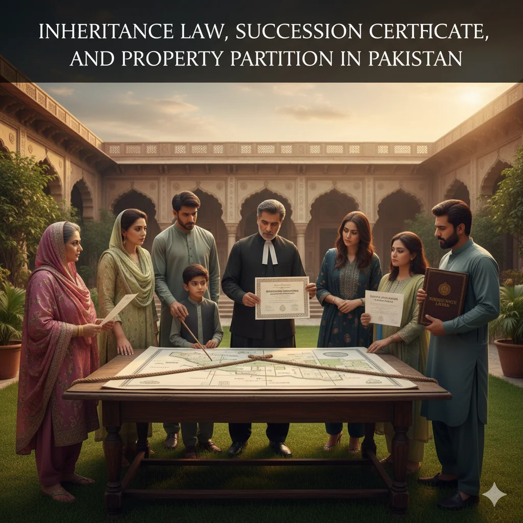 Qanoon Group inheritance and succession certificate lawyers in Karachi