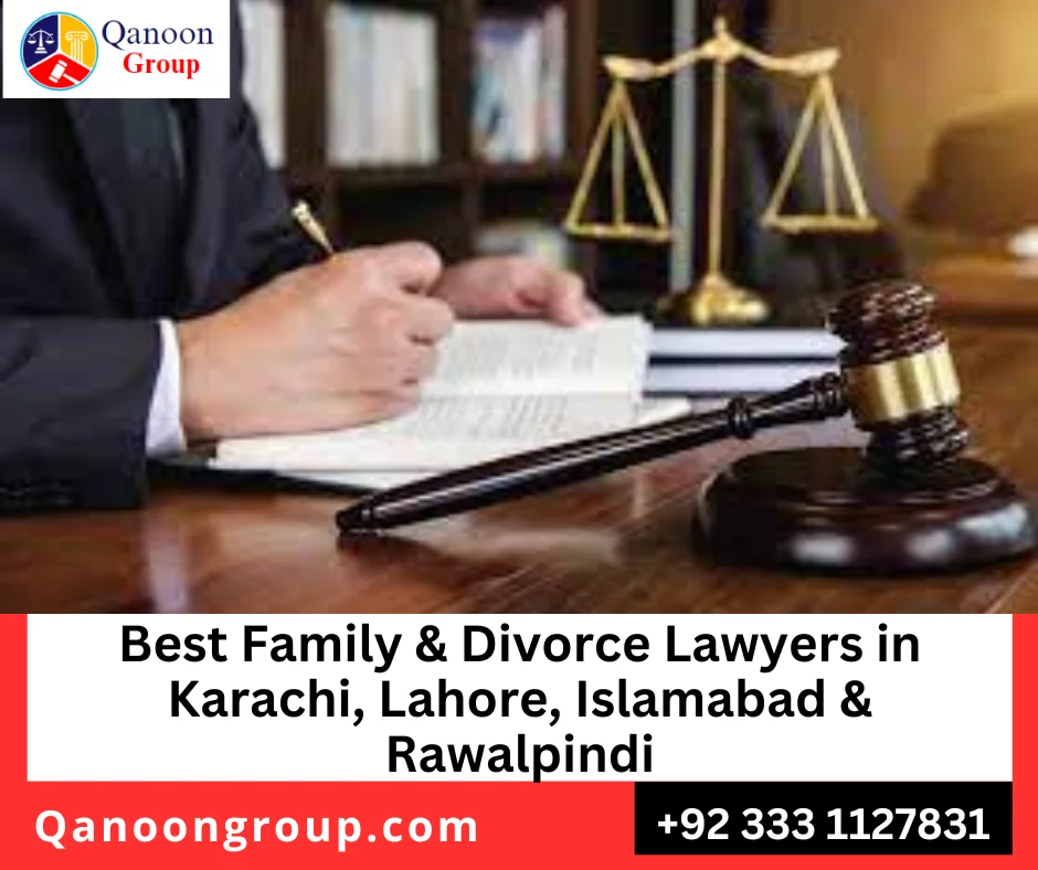 Divorce lawyer presenting case in Lahore family court