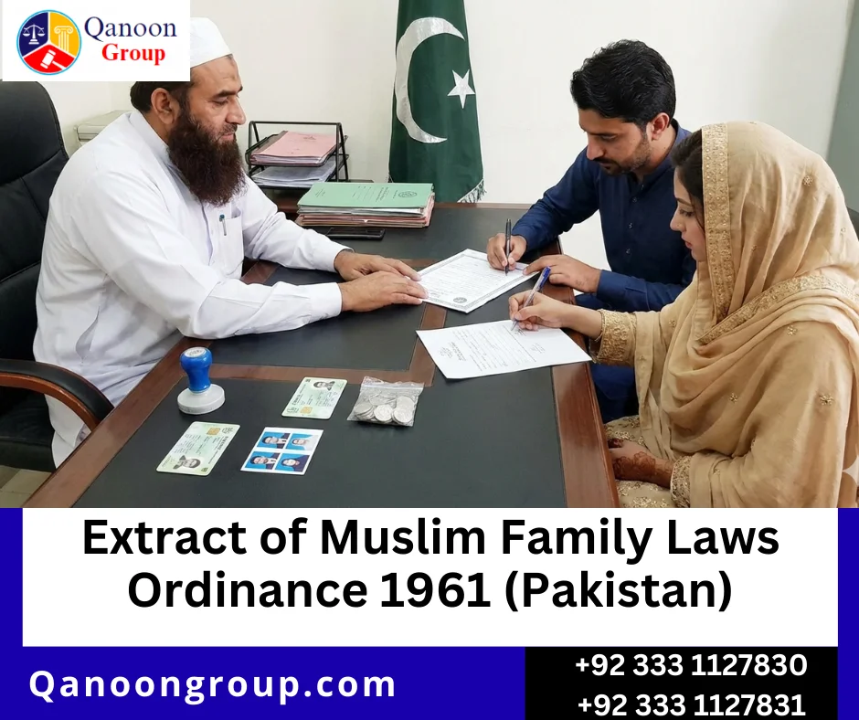 Nikah registration with Union Council under MFLO Pakistan